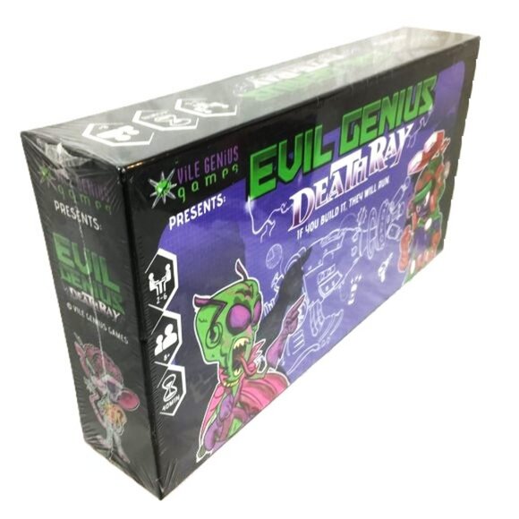 Evil Genius Deathray Game - Vice Genius Games 2015 NWT - NOS - Picture 4 of 11